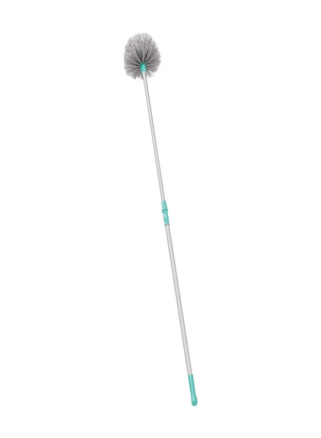 Boxoza Long Stainless Steel Rod and Extendable Cobweb Cleaner Stick Handle Brush Use in Fan, Ceiling, and Roof Cleaning - Multicolor (1) - Image 1